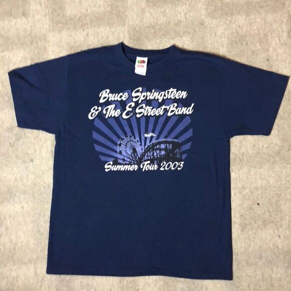 Vintage 2003 Bruce Springsteen & The E Street Band T-Shirt | 2-Sided | Large - Picture 1 of 5